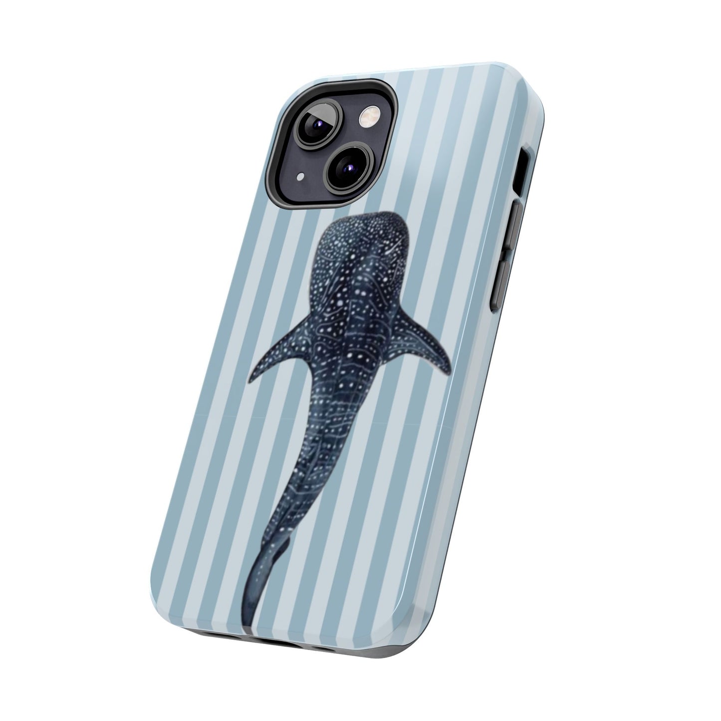 Deep Sea  — Blue Striped Tough Protective Cover