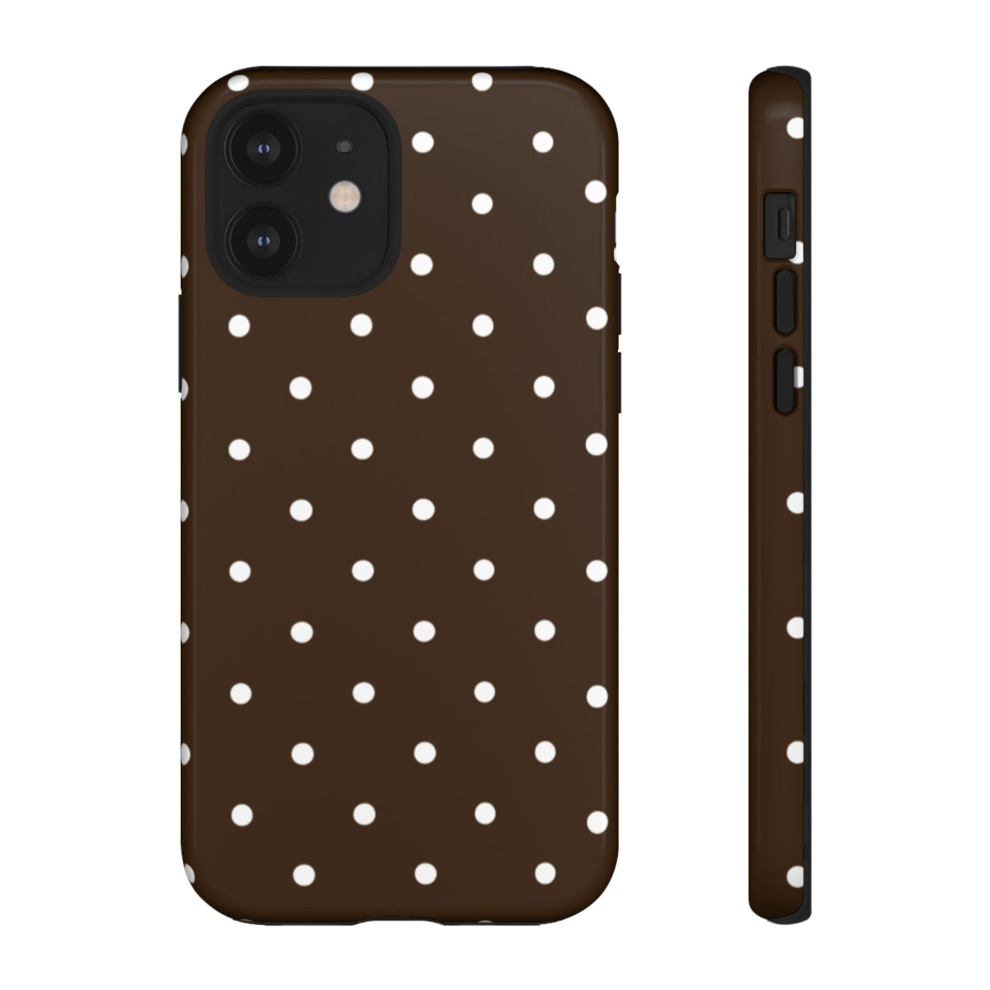 Cacao Polka Dot  — Phone Case Tough Case