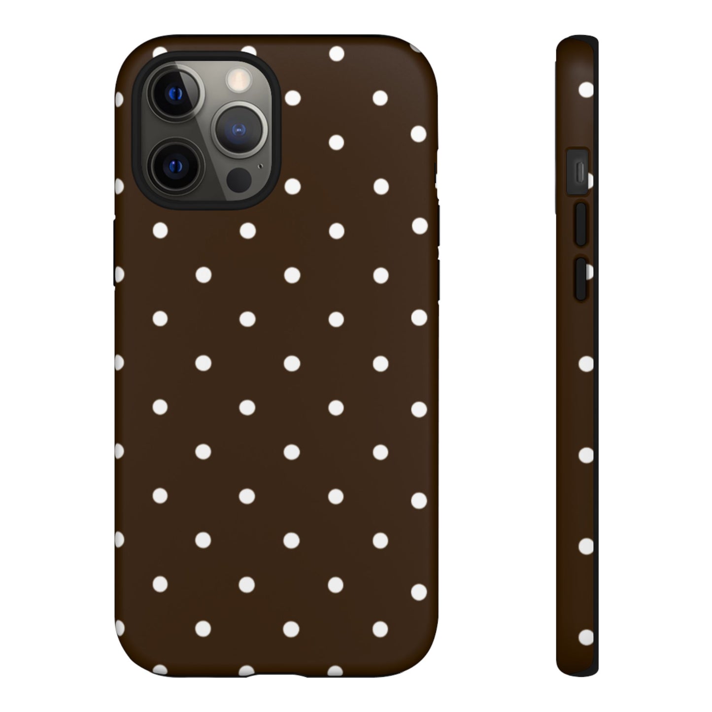 Cacao Polka Dot  — Phone Case Tough Case