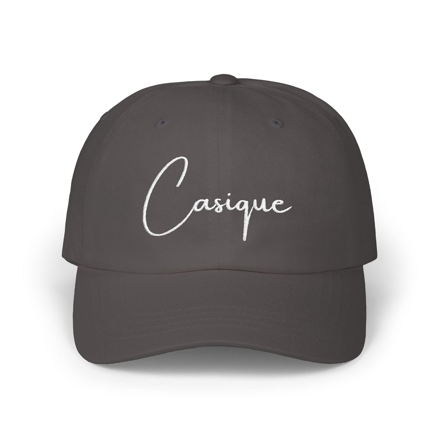 Casique Dad Cap — Minimalist Embroidered Baseball Hat
