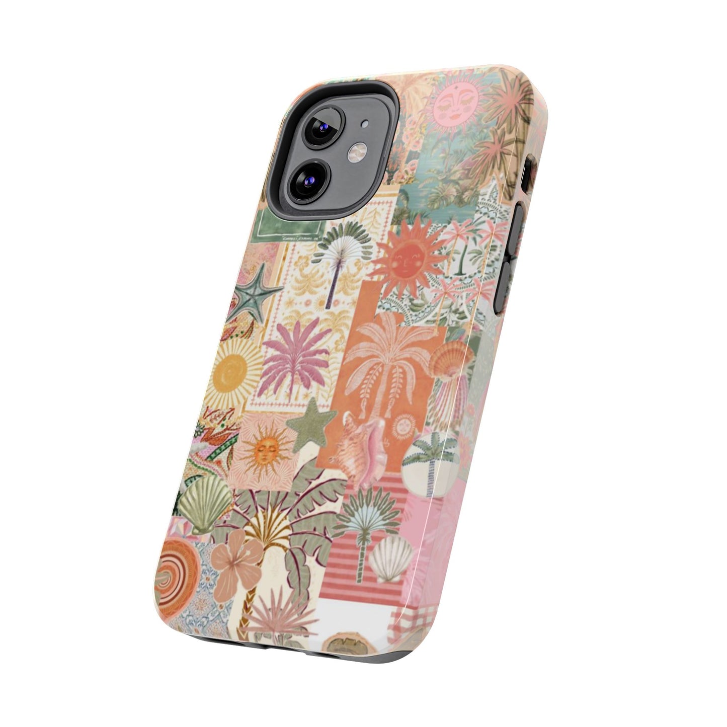 Girls Just Wanna Have Fun! — Tough Phone Case  Retro Tropical Collage iPhone Case
