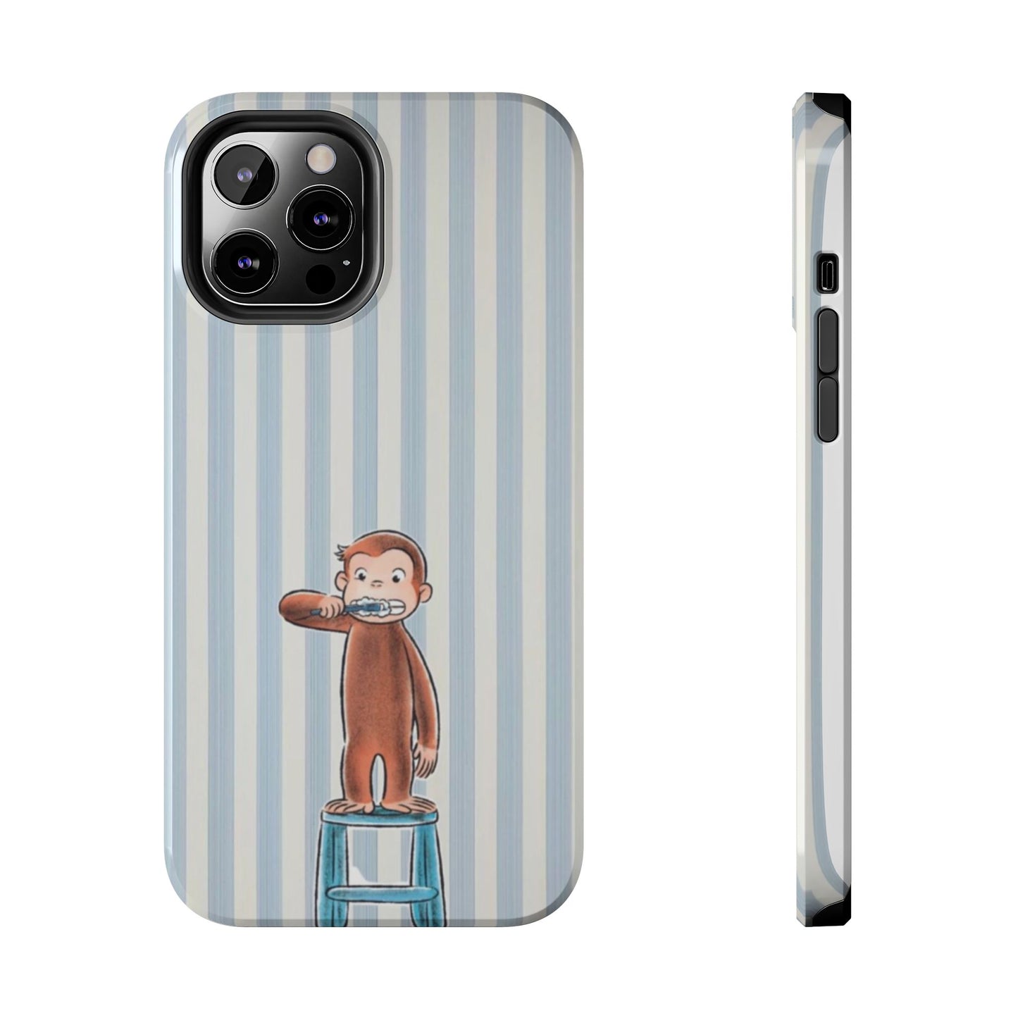 Curious George, Brushing Teeth — Monkey Brushing Tooth Tough Phone Case