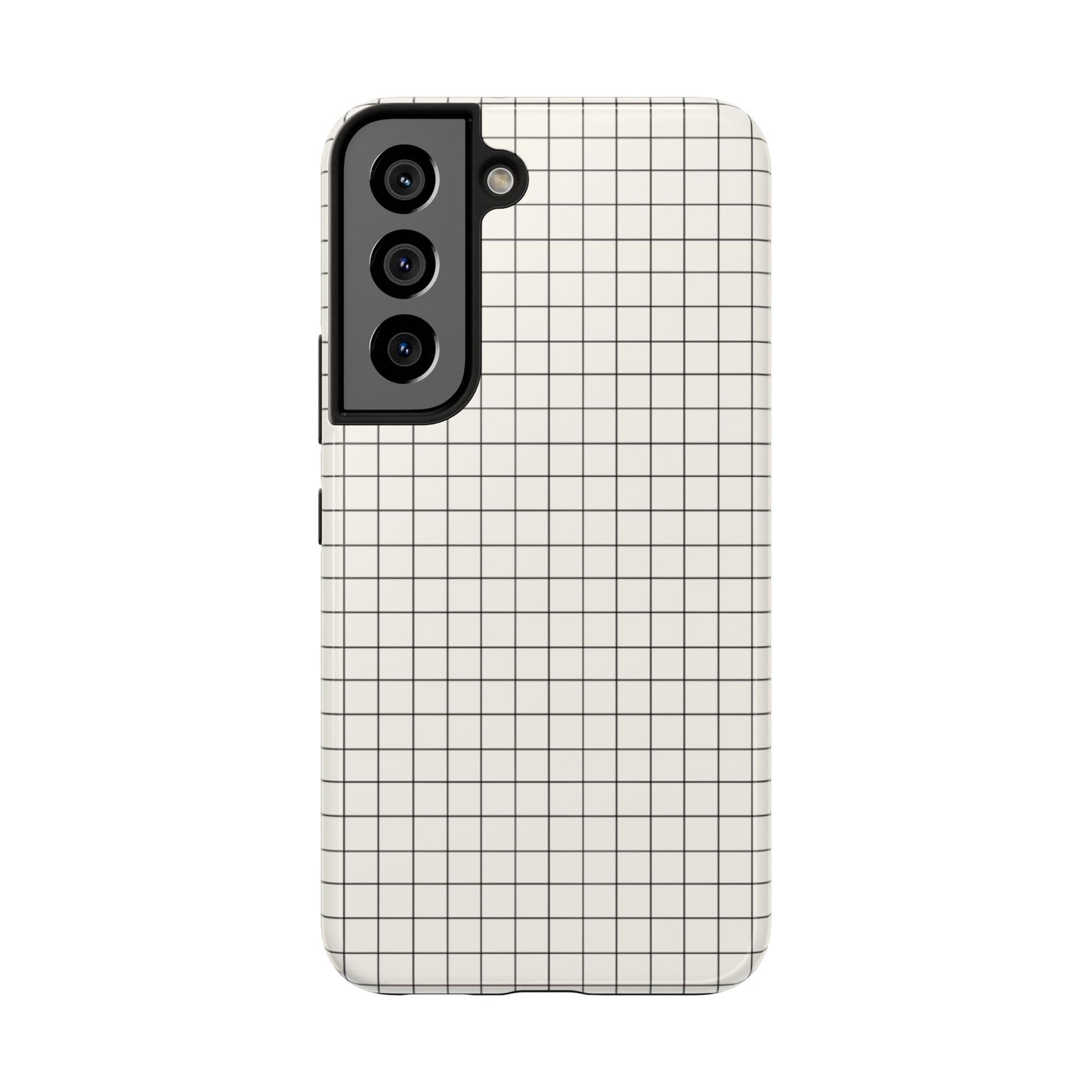 The Architect |Tough Phone Case Minimal Graph Paper Design