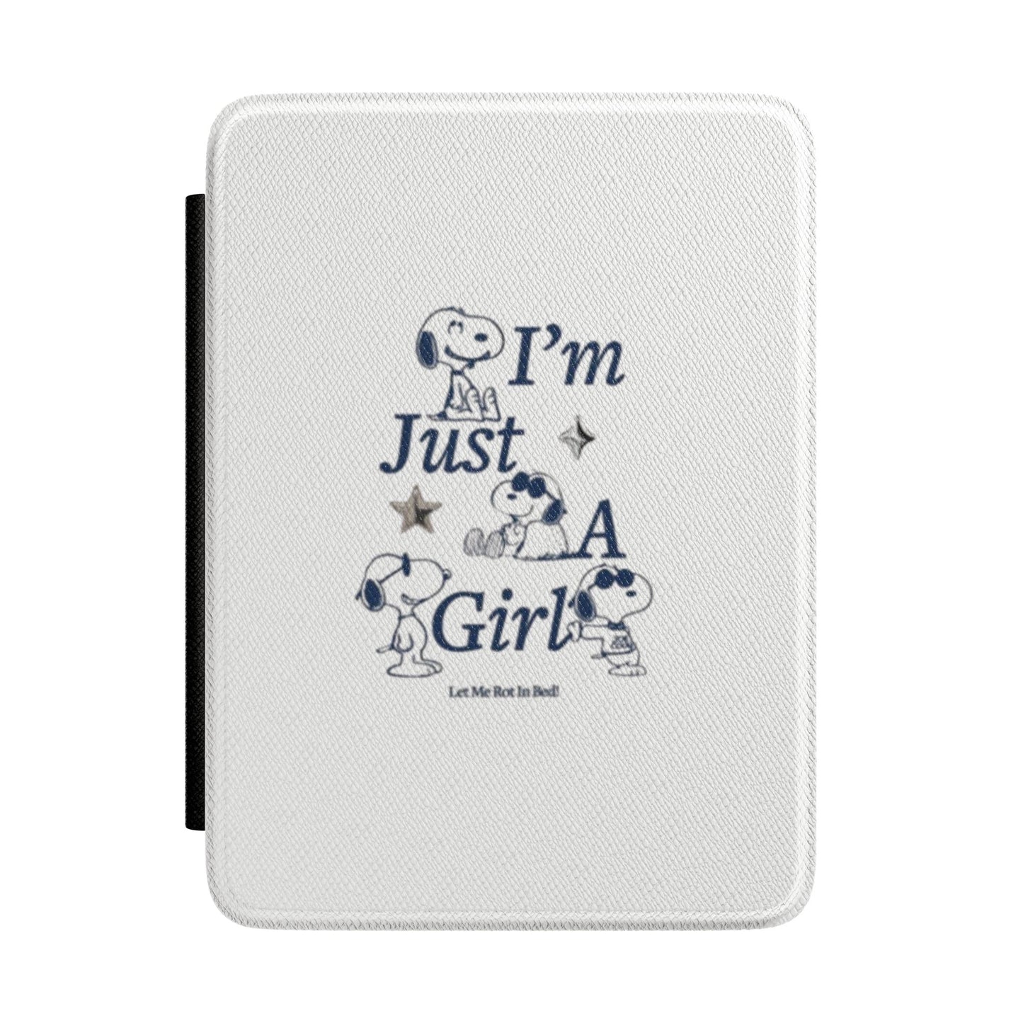 "I'm Just A Girl" — Snoopy Kindle Case