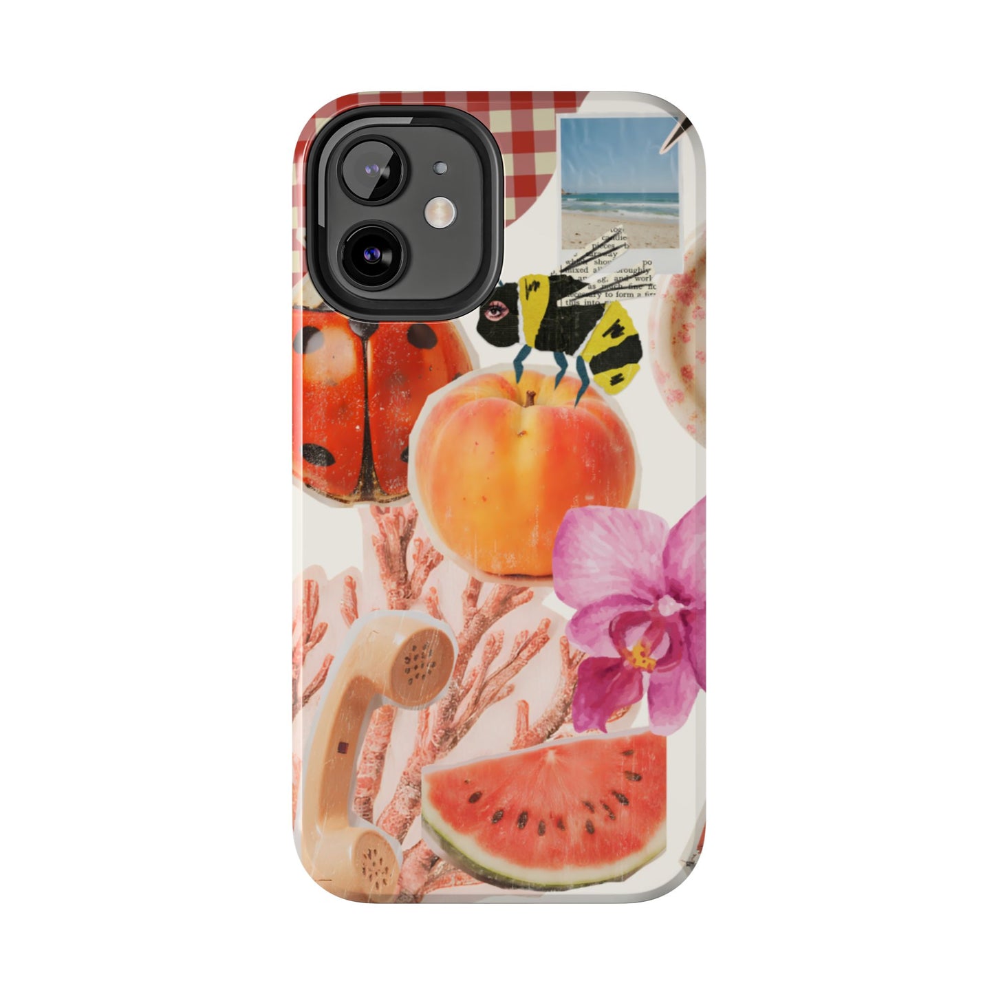 The farmers Market — Floral Fruit Collage Tough Phone Case