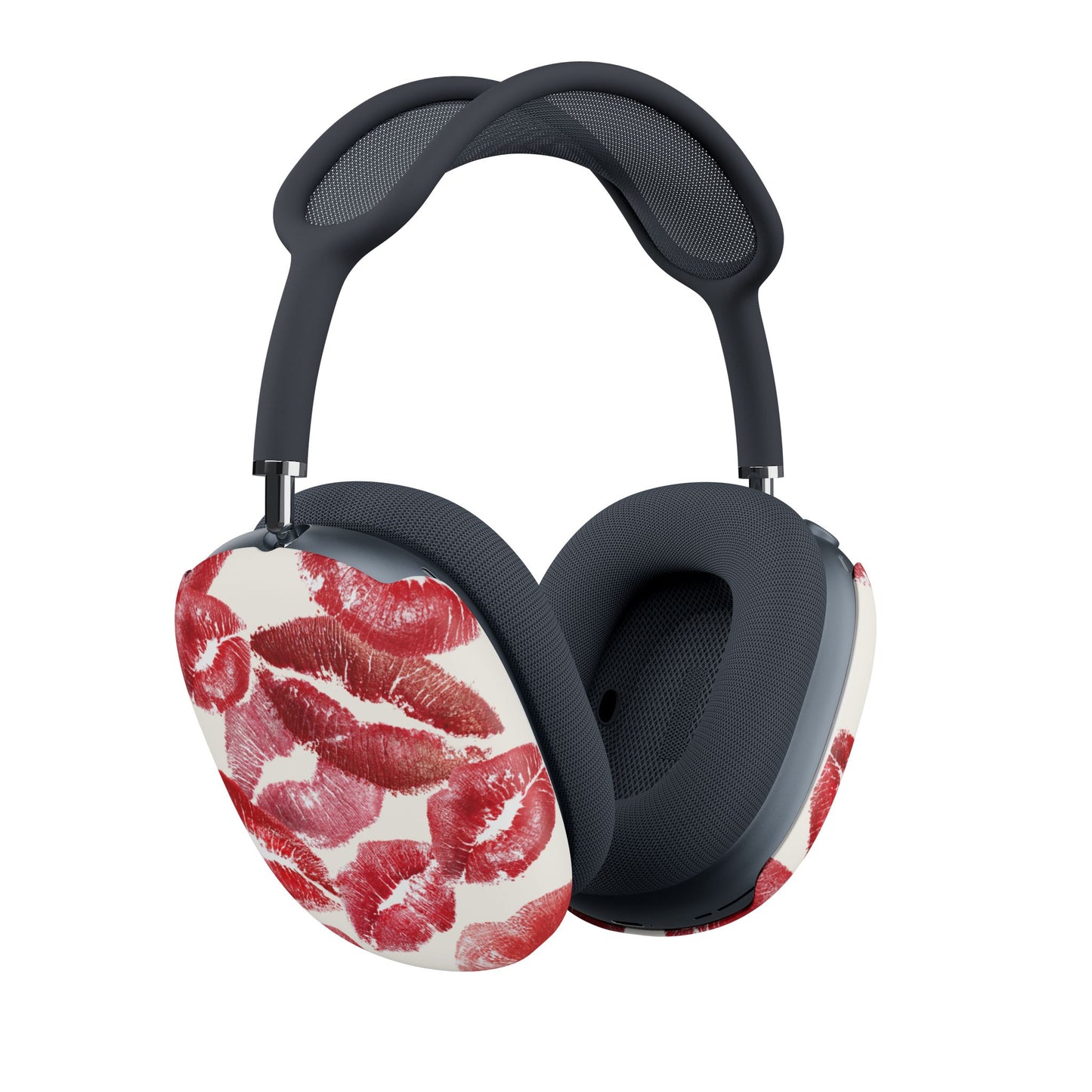 Lipstick Stain— AirPod Max Case  Red Lipstick Kiss Pattern Protective Covers