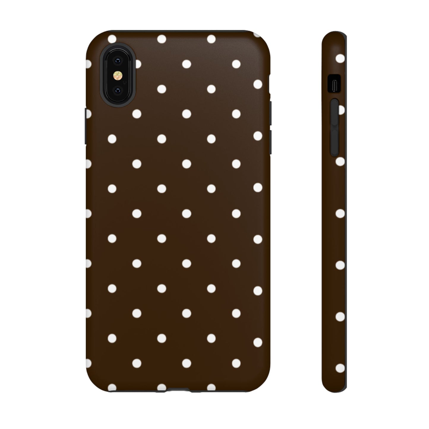 Cacao Polka Dot  — Phone Case Tough Case