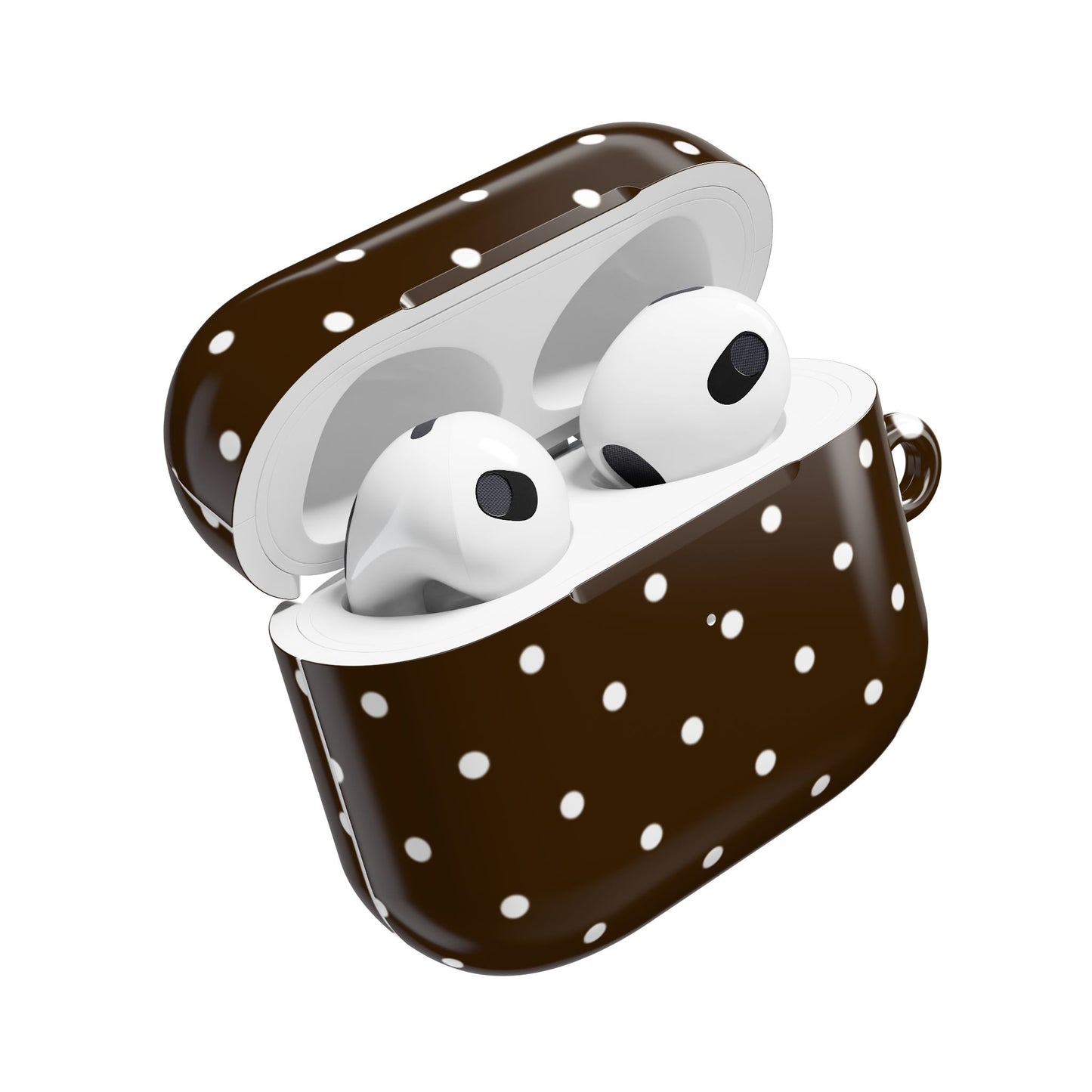 Cacao Polka Dot  – AirPod Case