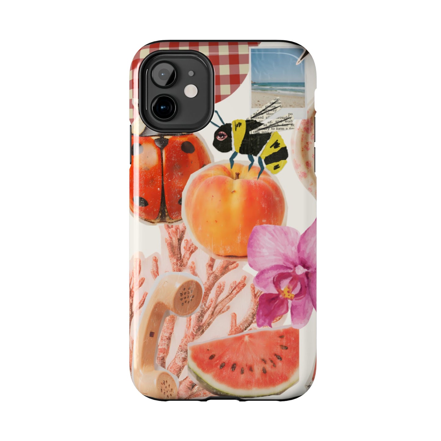 The farmers Market — Floral Fruit Collage Tough Phone Case