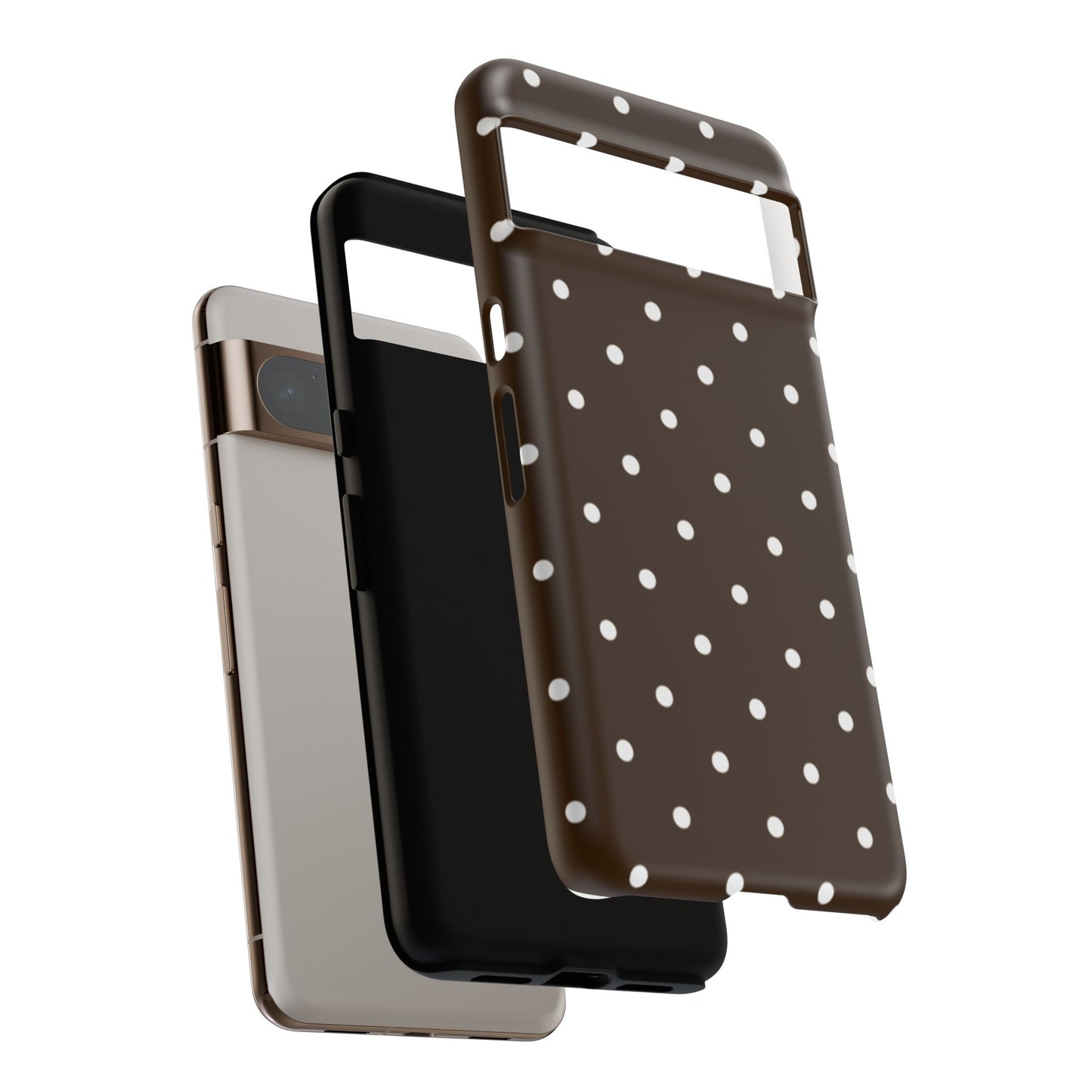Cacao Polka Dot  — Phone Case Tough Case