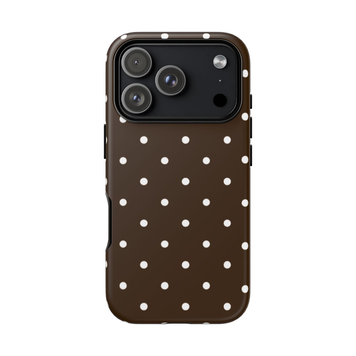 Cacao Polka Dot  — Phone Case Tough Case