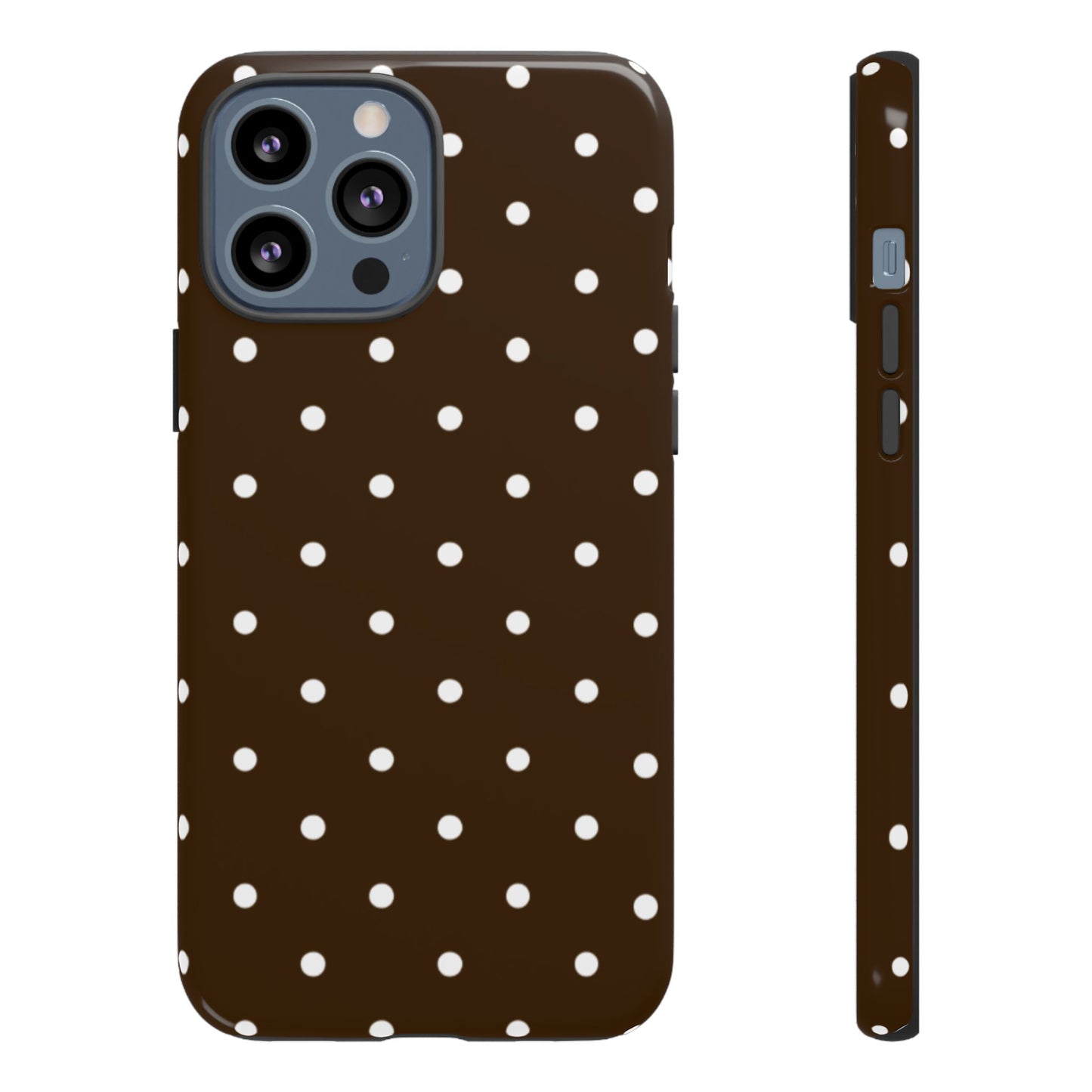 Cacao Polka Dot  — Phone Case Tough Case