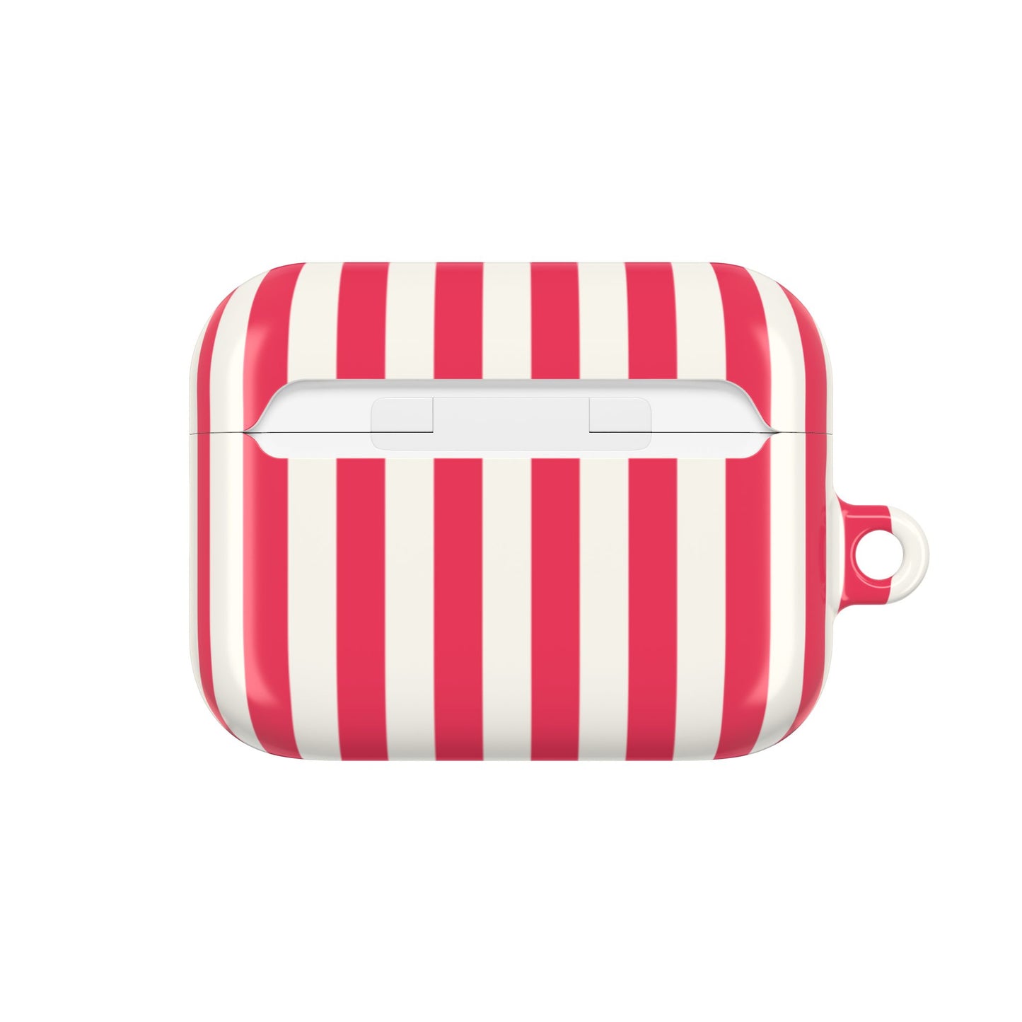 Red and White Stripe AirPod Case |  Stripe Protective Cover