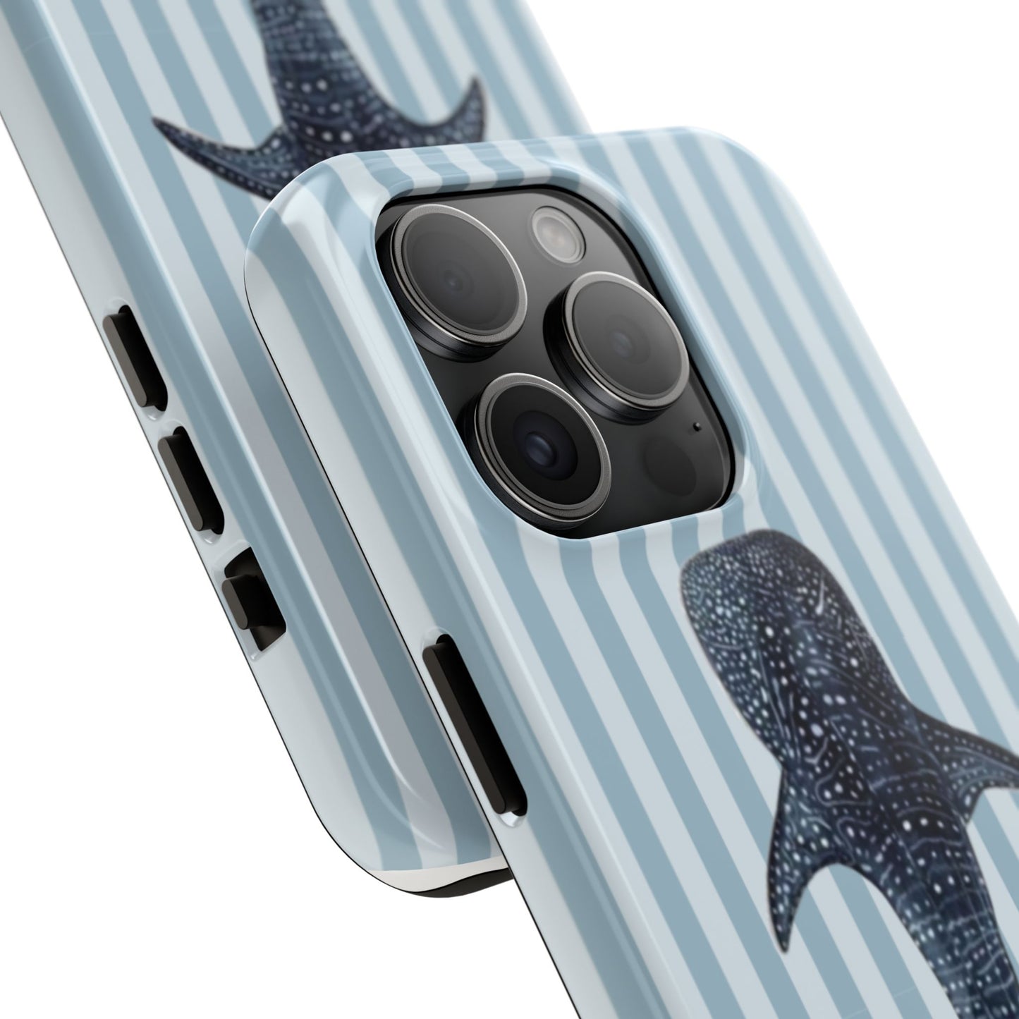 Deep Sea  — Blue Striped Tough Protective Cover