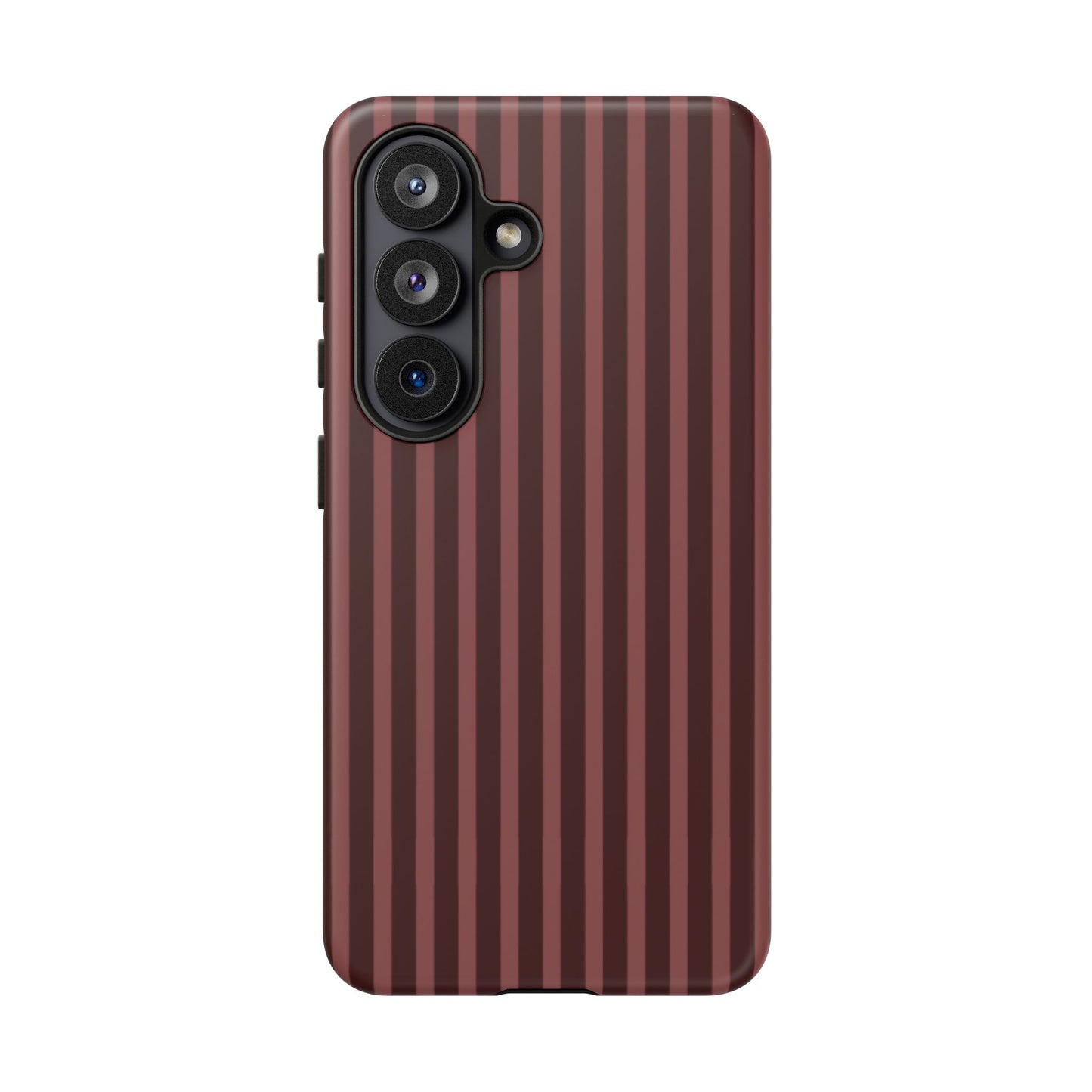 Striped Double Burgundy  — Tough Phone Case