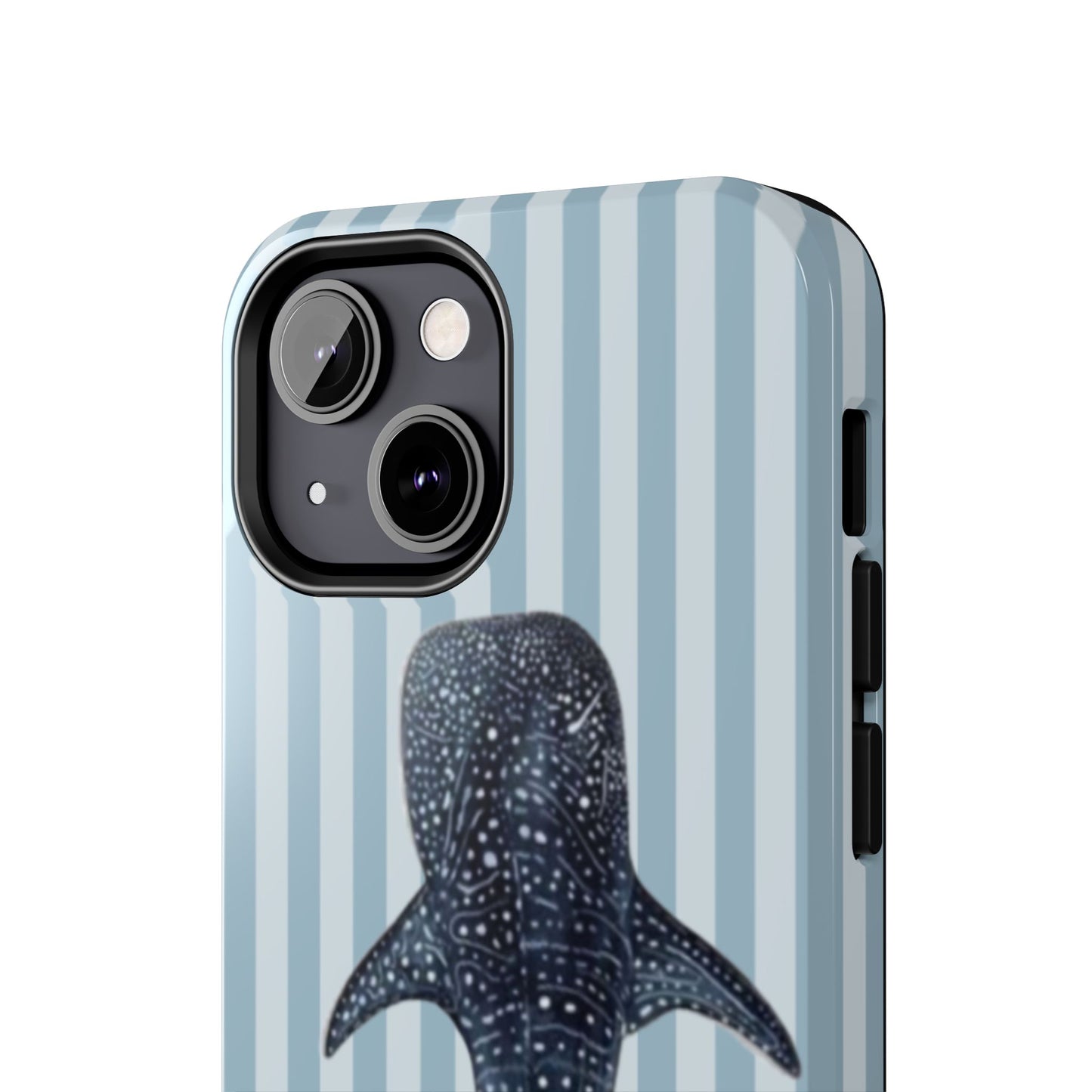 Deep Sea  — Blue Striped Tough Protective Cover
