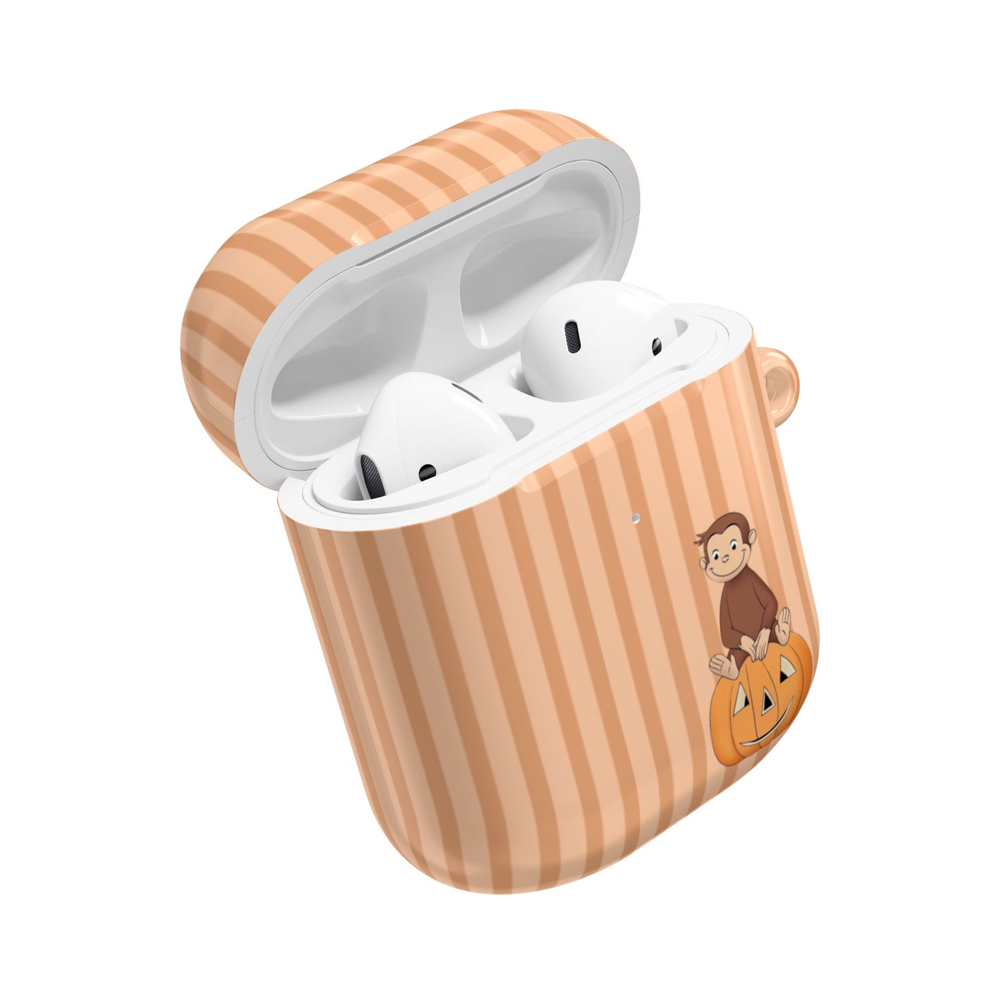 Pumpkin Curious George —  AirPods Case