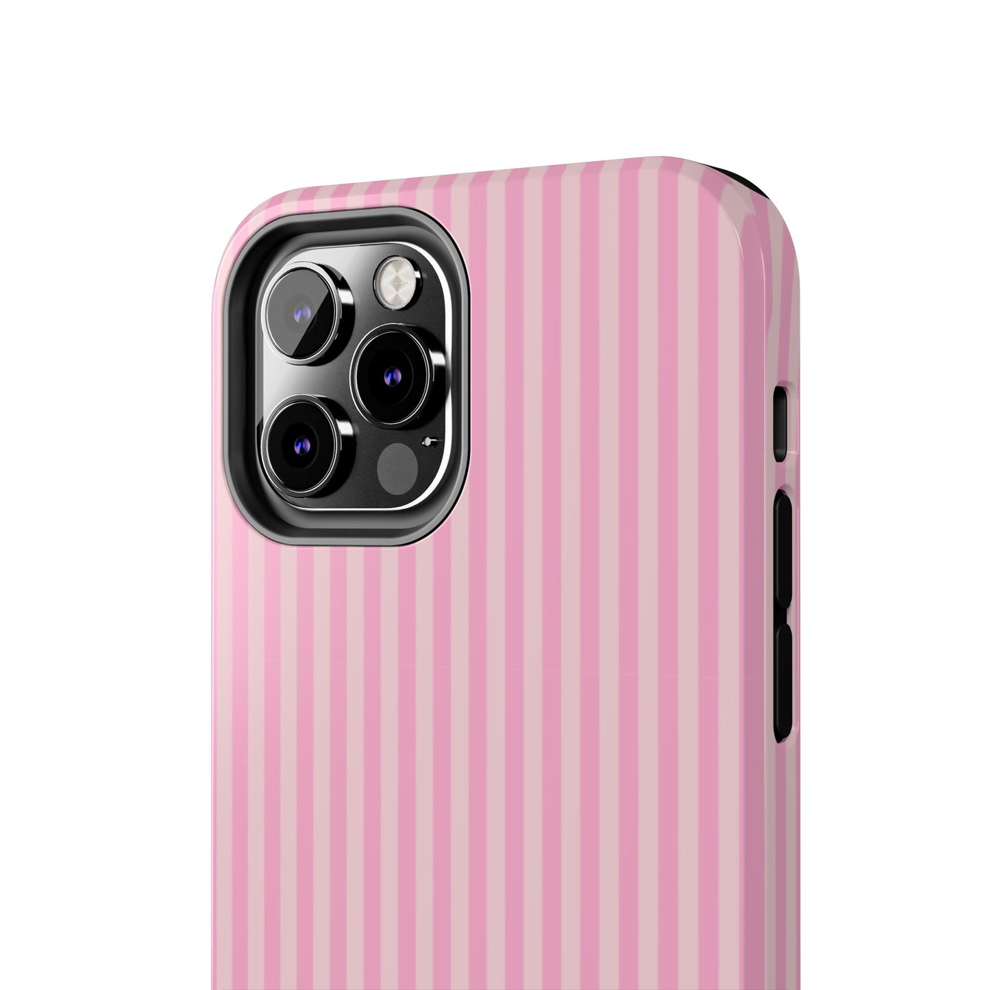Pretty In Pink  – Pink Vertical Stripe Tough Phone Case