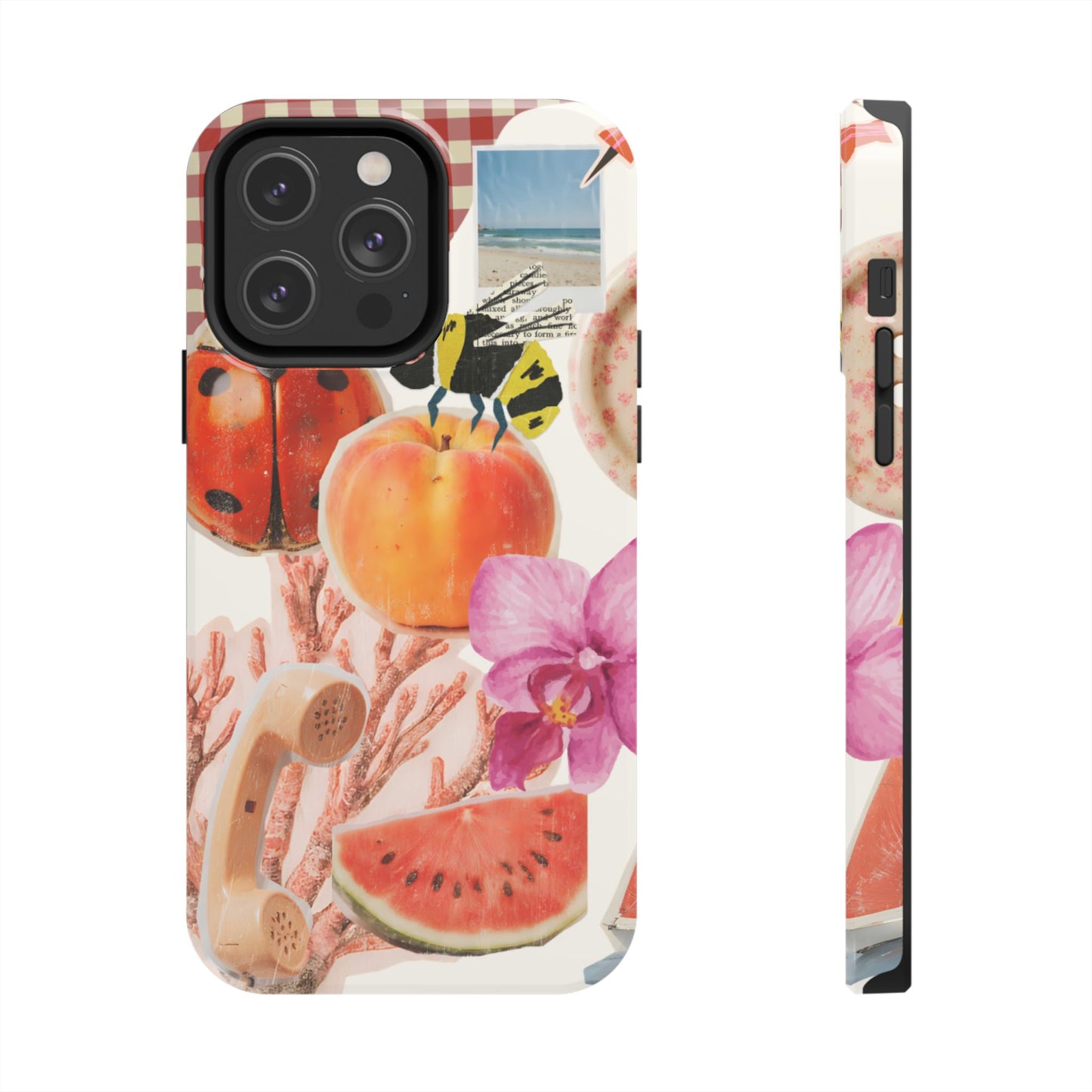 The farmers Market — Floral Fruit Collage Tough Phone Case