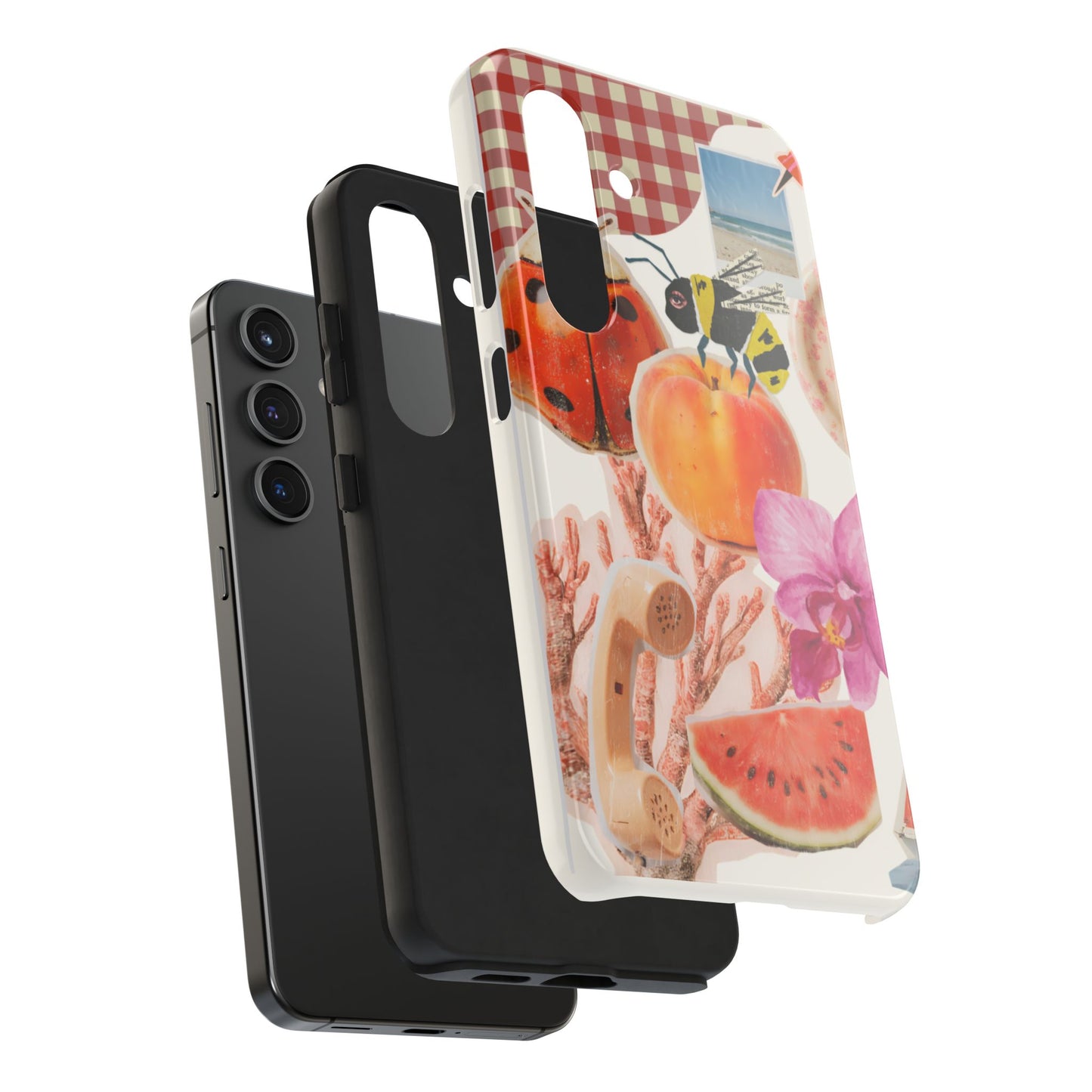 The farmers Market — Floral Fruit Collage Tough Phone Case