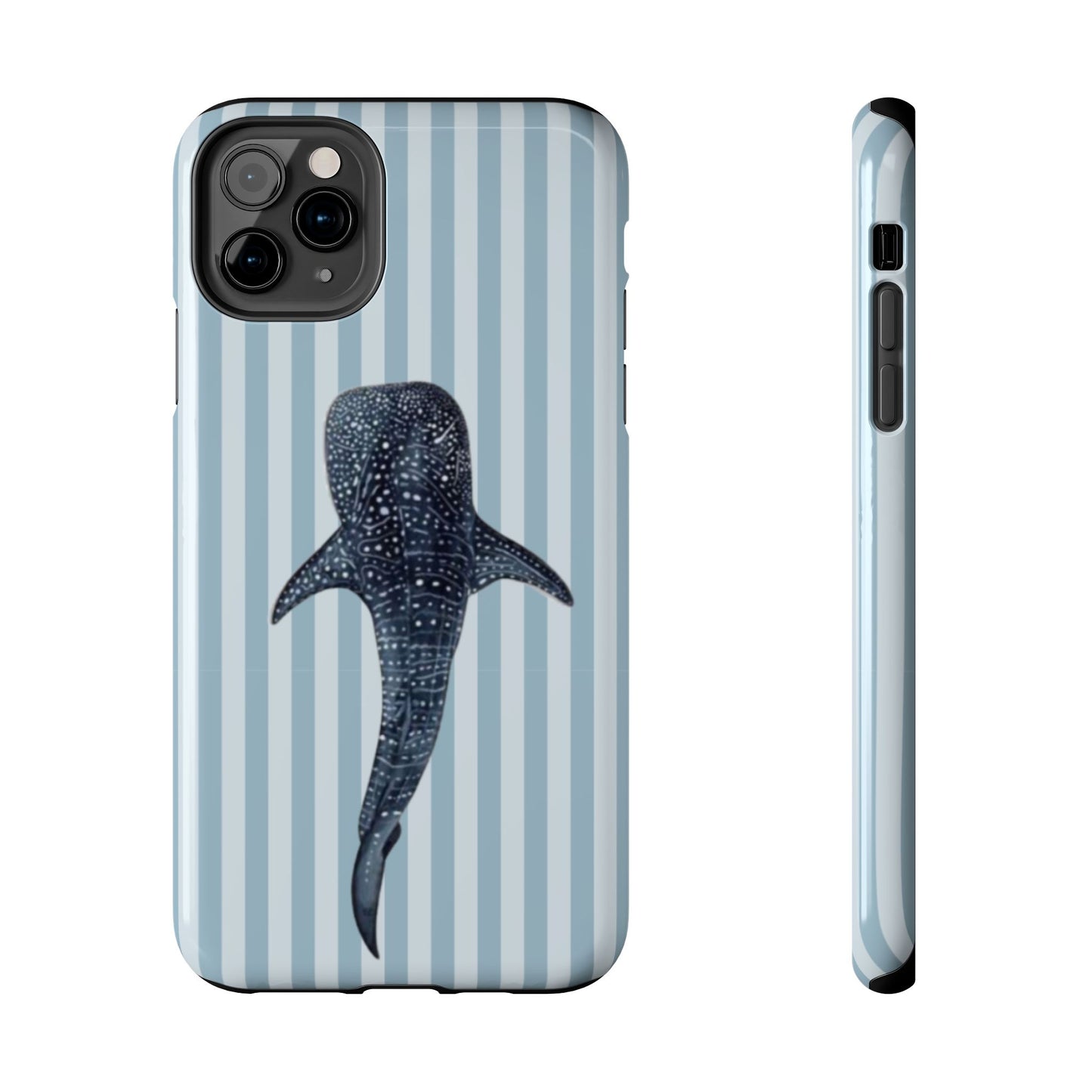 Deep Sea  — Blue Striped Tough Protective Cover