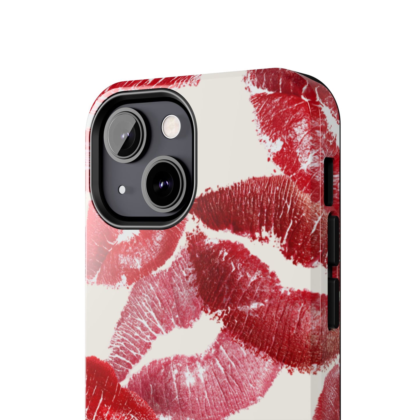 Red Lipstick Kiss Pattern Phone Case | Tough Phone Case