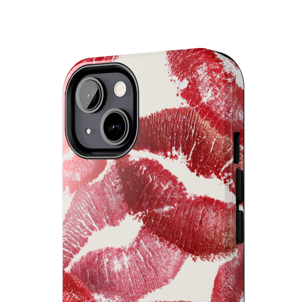 Red Lipstick Kiss Pattern Phone Case | Tough Phone Case