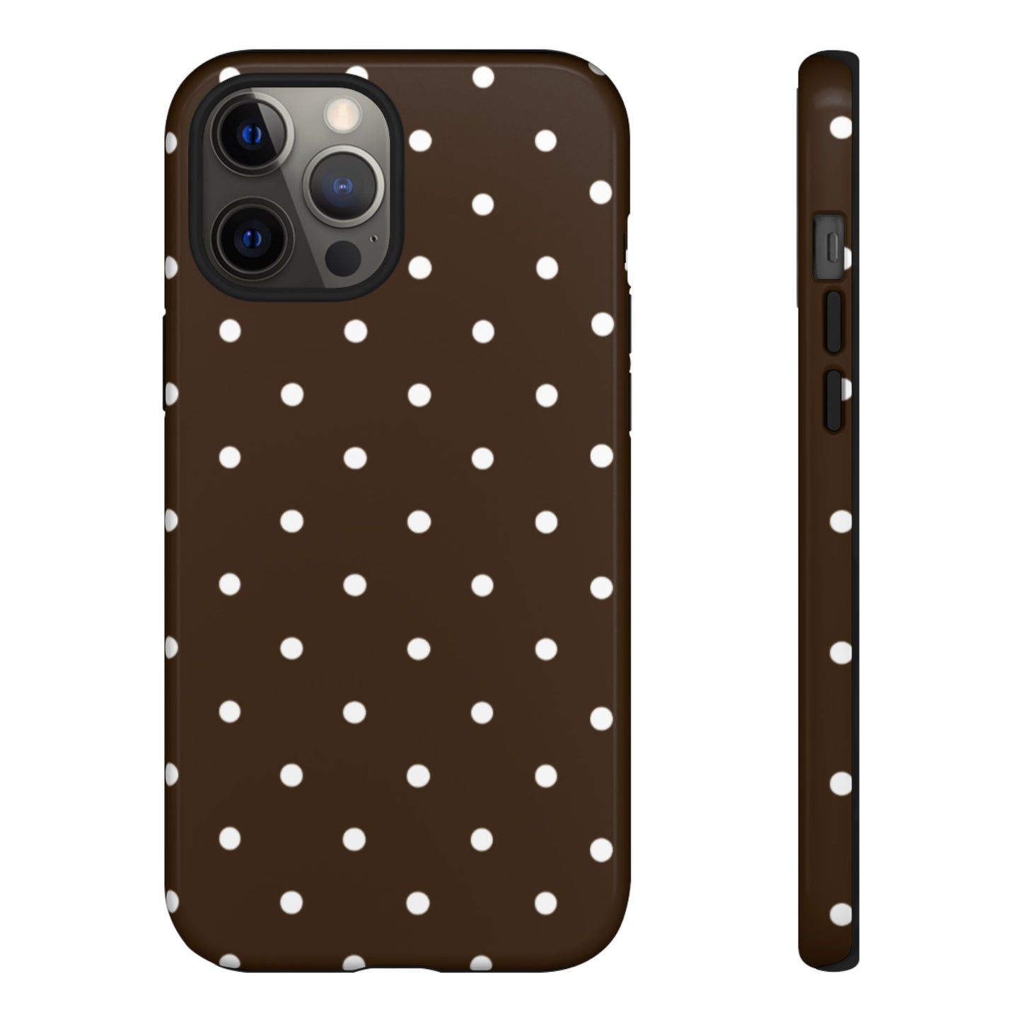 Cacao Polka Dot  — Phone Case Tough Case