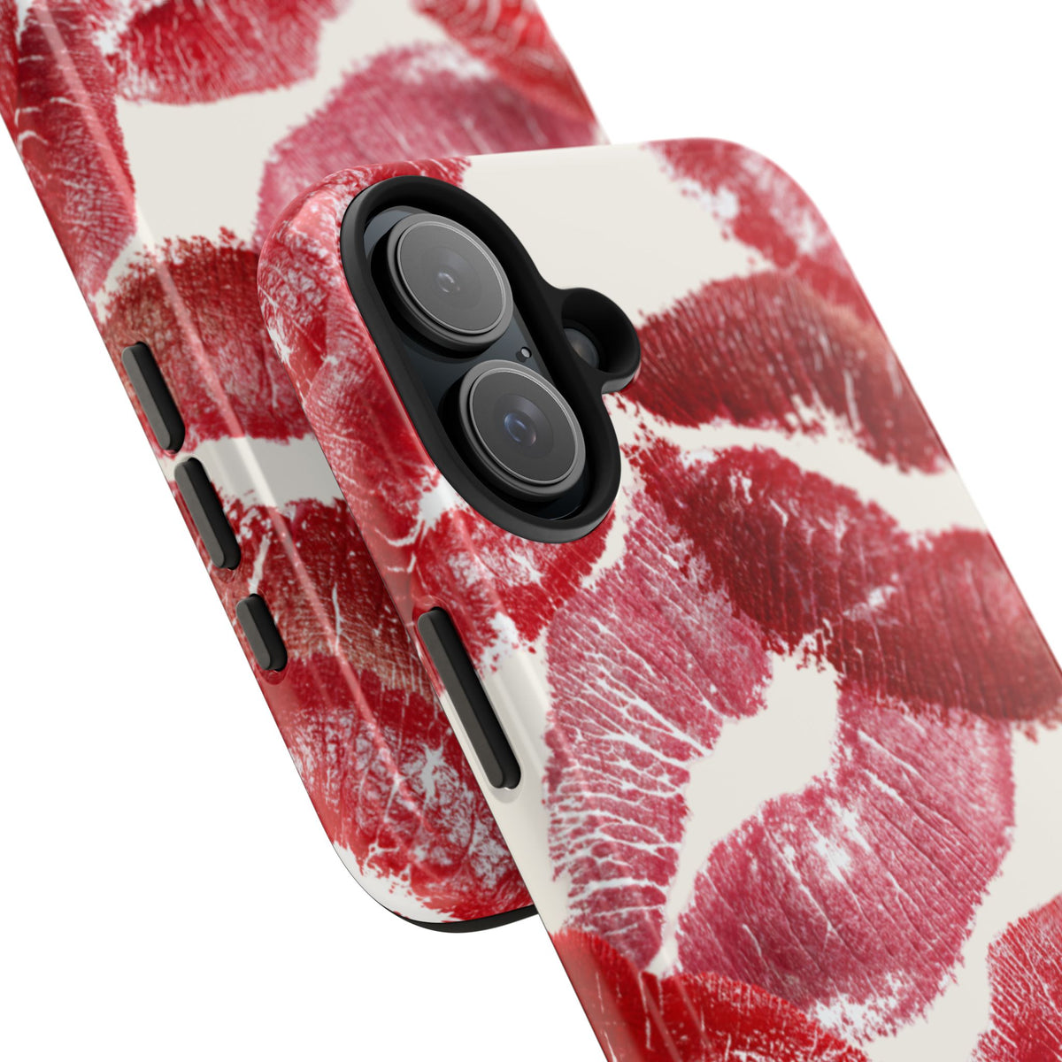 Red Lipstick Kiss Pattern Phone Case | Tough Phone Case
